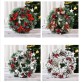 Christmas Wreath Pine cone Red Berry Garland Hanging Ornaments Front Door Wall Merry Christmas