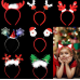 Cool Light Up Party Hairband Flashing Bowknot LED Headband For Concert Halloween Christmas Party Supplies Cool Light Up Party Hairband Flashing Bowknot LED Headband For Concert Halloween Christmas Party Supplies