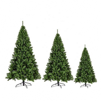 Hot Sale PVC Artificial White Green Christmas Tree christmas Decorations Supplies