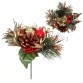 Luxury Plastic Christmas flower pick Christmas decoration supplier