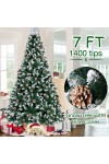 OurWarm Customized Outdoor Indoor Arbol De Navidad Christmas Decoration supplies Flocked Christmas Tree