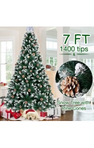 OurWarm Customized Outdoor Indoor Arbol De Navidad Christmas Decoration supplies Flocked Christmas Tree