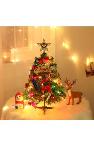 Wholesale Christmas Table Decoration 30cm PVC Artificial Small Christmas Tree Party Supplies