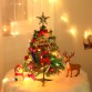 Wholesale Christmas Table Decoration 30cm PVC Artificial Small Christmas Tree Party Supplies