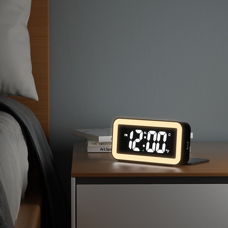 3 in 1 Fast Wireless Charger Stand with Alarm Clock Night Light 3 in One Fast Charger for iphone 3 in 1 Fast Wireless Charger Stand with Alarm Clock Night Light 3 in One Fast Charger for iphone