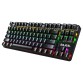 popular k100 87-key RGB keyboard black wired waterproof gaming mechanical keyboard