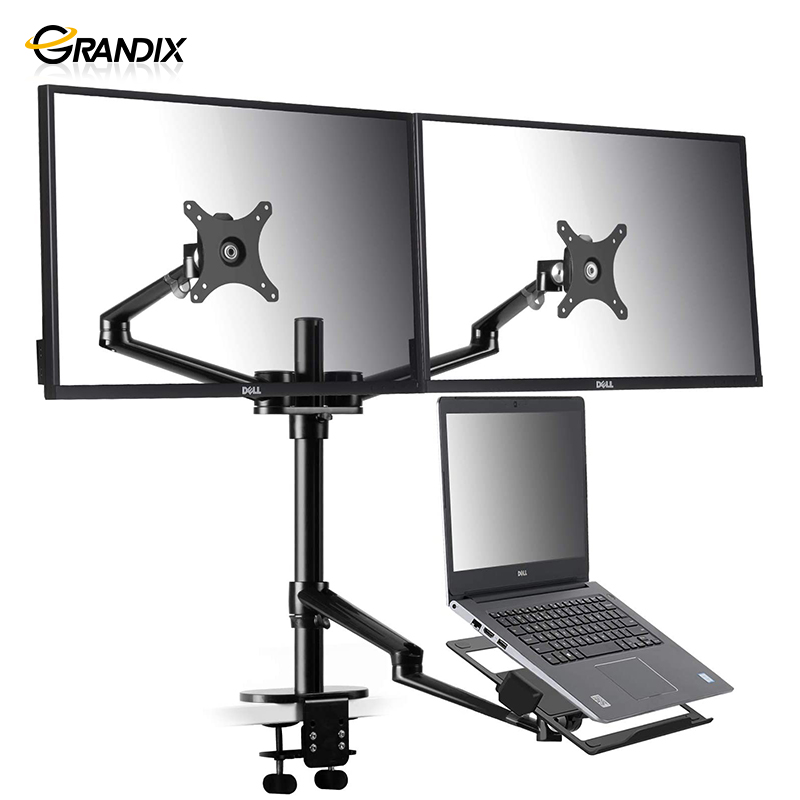 Aluminum Alloy Adjustable Height Other Computer Accessories Multimedia Laptop Holder Dual Lcd monitor Display Stand Aluminum Alloy Adjustable Height Other Computer Accessories Multimedia Laptop Holder Dual Lcd monitor Display Stand