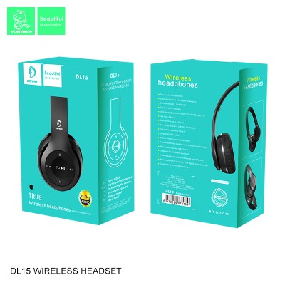 DENMEN  Wireless Over Ear Computer gaming earphone headphone accessories BT v5.0 wireless headset