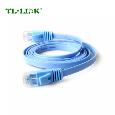 RJ45 rj11 connector network cable cat5 Cat6e cat7  8P8C UTP flat Network LAN patch Cable roll jumper cable
