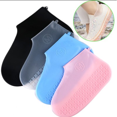 Hot Sale Silicone Waterproof Shoe Cover Rain Boots Reusable Silicone Rubber Rain Shoe Cover