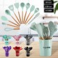 Pieces Silicone Kitchen Accessories Cooking Cookware Set Kitchenware Cocina Silicone Kitchen Utensils With Wooden Handles