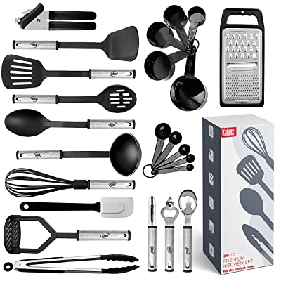 kitchen tools 9pcs stainless steel kitchenware set _ cooking utensils