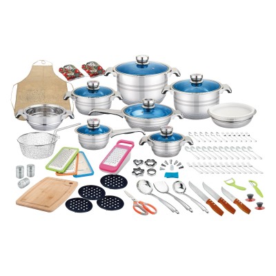 Wholesale Premium Kitchenware Stainless Steel Pot Cooking Pot And Pans Non Stick Cookware Set For Sale