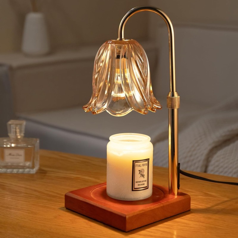 Candle Warmer Lamp with Timer Dimmable, Birthday Gifts for Women Mom, House Warming Gifts New Home Decor, Wax Melt Warmer for Jar Candles with 2 Bulbs Candle Warmer Lamp with Timer Dimmable, Birthday Gifts for Women Mom, House Warming Gifts New Home Decor, Wax Melt Warmer for Jar Candles with 2 Bulbs