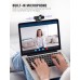 Full HD Webcam with Built-in Microphone and Rotatable Tripod, 1080P Video and Wide Angle Camera, Privacy Cover, for Desktop PC or Laptop Computer Full HD Webcam with Built-in Microphone and Rotatable Tripod, 1080P Video and Wide Angle Camera, Privacy Cover, for Desktop PC or Laptop Computer