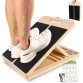 Slant Board for Calf Stretching, Adjustable Portable Wooden Incline Board for Calf Stretcher with Training Poster, 300 Lbs Weight Capacity Calf Stretch Wedge for Leg, Knees, Heel, Ankle & Stretching