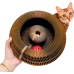 Kitty Kurlz - Kitty Kurlz Magnetic Toy & Reversible Cardboard Scratcher - Collapsible Ball Track with Bell - Durable Eco-Friendly Ring for Play, Chase & Scratch Kitty Kurlz - Kitty Kurlz Magnetic Toy & Reversible Cardboard Scratcher - Collapsible Ball Track with Bell - Durable Eco-Friendly Ring for Play, Chase & Scratch