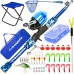 DaddyGoFish Kids Fishing Pole - Rod Reel Combo Tackle Box Starter Set - First Year Small Gear Kit for Boys Girls Toddler Youth Age Beginner Little Children DaddyGoFish Kids Fishing Pole - Rod Reel Combo Tackle Box Starter Set - First Year Small Gear Kit for Boys Girls Toddler Youth Age Beginner Little Children