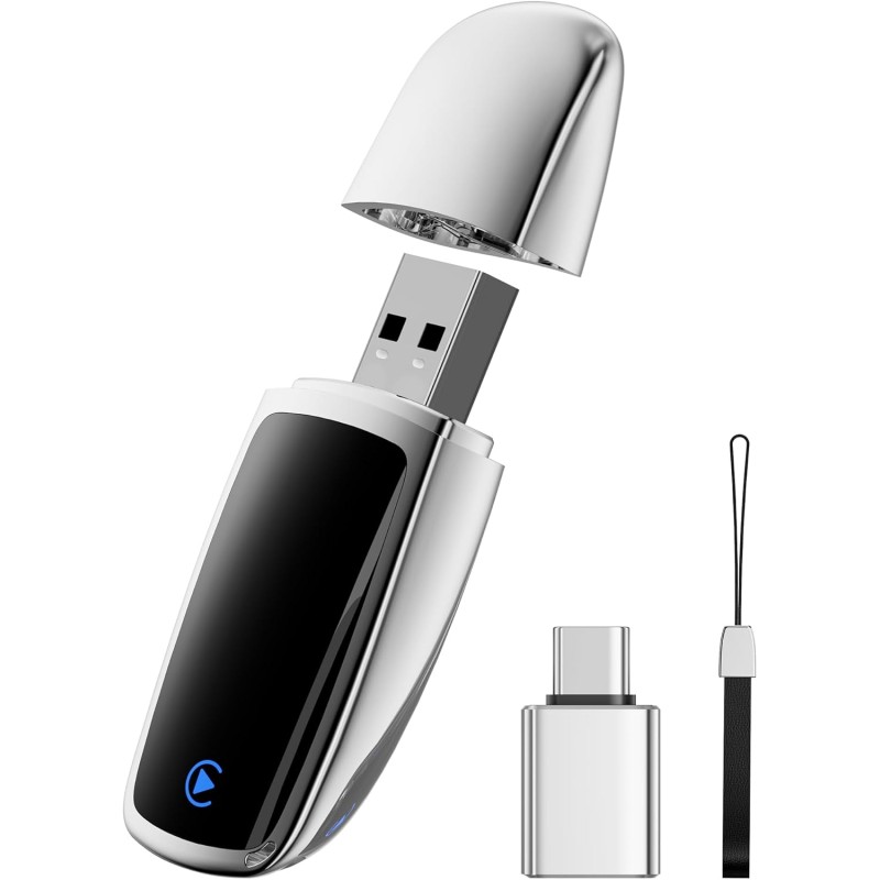 Wireless CarPlay Adapter for Apple iPhone(2025 Upgrade)- Convert Wired CarPlay to CarPlay Wireless Adapter, Stable Connection Compatible with OEM Wired CarPlay Vehicles & iOS 10+(Silver) Wireless CarPlay Adapter for Apple iPhone(2025 Upgrade)- Convert Wired CarPlay to CarPlay Wireless Adapter, Stable Connection Compatible with OEM Wired CarPlay Vehicles & iOS 10+(Silver)