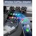 Wireless CarPlay Adapter for Apple iPhone(2025 Upgrade)- Convert Wired CarPlay to CarPlay Wireless Adapter, Stable Connection Compatible with OEM Wired CarPlay Vehicles & iOS 10+(Silver) Wireless CarPlay Adapter for Apple iPhone(2025 Upgrade)- Convert Wired CarPlay to CarPlay Wireless Adapter, Stable Connection Compatible with OEM Wired CarPlay Vehicles & iOS 10+(Silver)