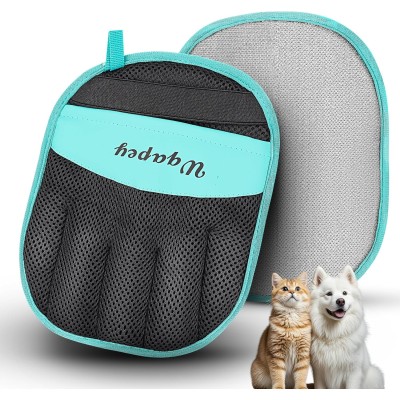 Pet Hair Remover, Electrostatic Pet Hair Removal Gloves, Reusable Cat & Dog Hair Remover for Couch, Furniture, Carpet, Curtain, Upgraded Animal Fur Removal Tool, Cat Grooming Gloves-1 PCS