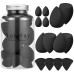 14 Pcs Makeup Sponge Set, Beauty Sponges Blender with 4 Pcs Powder Puff and 4 Pcs Mini Make up Sponges for Liquid,Foundation,Powder,Concealer,Cream (Black) 14 Pcs Makeup Sponge Set, Beauty Sponges Blender with 4 Pcs Powder Puff and 4 Pcs Mini Make up Sponges for Liquid,Foundation,Powder,Concealer,Cream (Black)