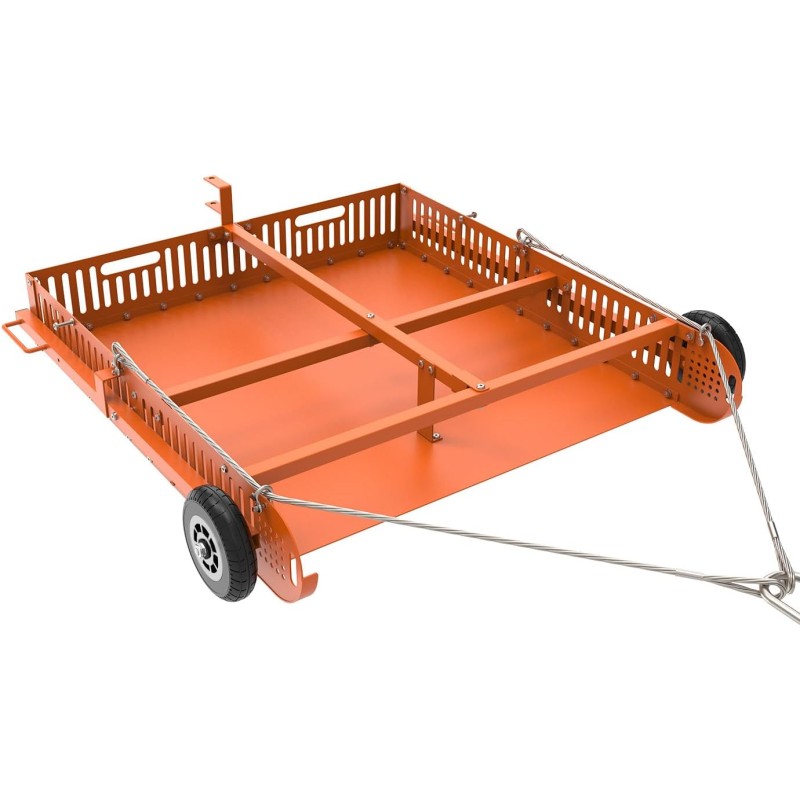 2 in 1 Horse Paddock Cleaner & Trailer, Tow-Behind Trailer Horse Manure Scoop, 2 in 1 Field Cleaner & Scooper for Paddock, Horse Pasture 2 in 1 Horse Paddock Cleaner & Trailer, Tow-Behind Trailer Horse Manure Scoop, 2 in 1 Field Cleaner & Scooper for Paddock, Horse Pasture