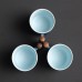 2.5oz Ceramic Espresso Cups with Wooden Handle, Small Coffee Cups Double Shot Espresso Cups Set of 4 2.5oz Ceramic Espresso Cups with Wooden Handle, Small Coffee Cups Double Shot Espresso Cups Set of 4