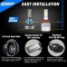 FAHREN H11/H8/H9 Light Bulb, 40000LM Super Bright, 6500K Cool White H11 Fog Light Bulb, IP68 Waterproof, Running Board Light Assemblies, Pack of 2 FAHREN H11/H8/H9 Light Bulb, 40000LM Super Bright, 6500K Cool White H11 Fog Light Bulb, IP68 Waterproof, Running Board Light Assemblies, Pack of 2